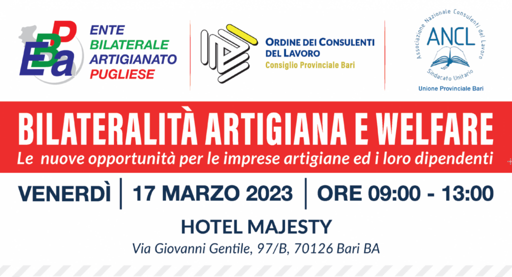 Bilateralità artigiana e welfare