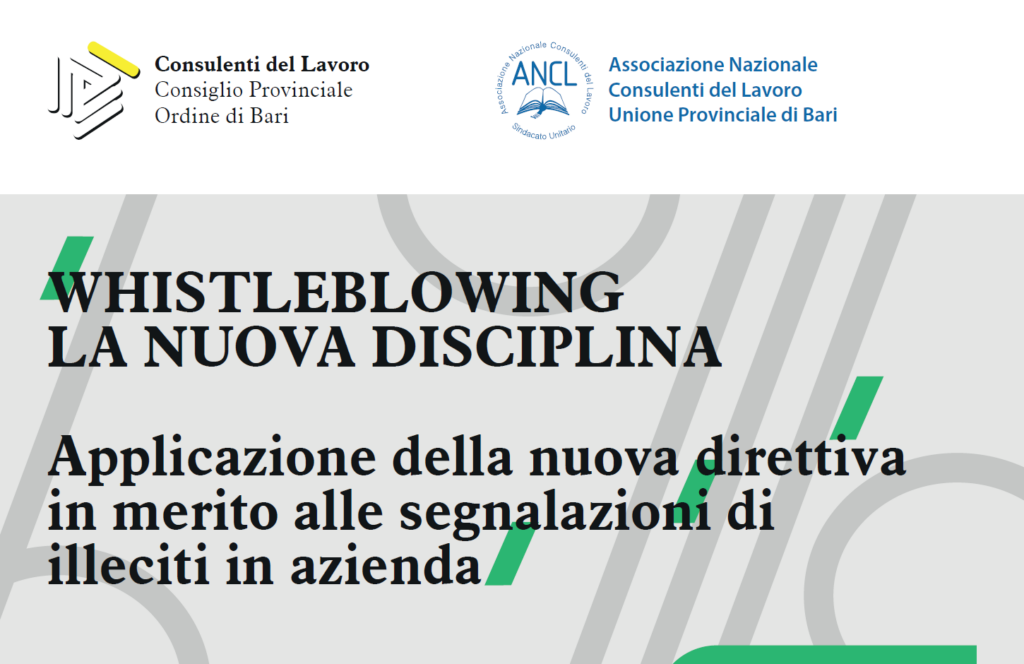 Assemblea degli iscritti / Whistleblowing: la nuova disciplina