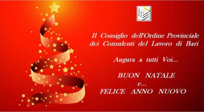 Auguri di Buon Natale e Felice Anno Nuovo