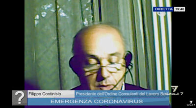 Intervento del Presidente del CPO Continisio a Canale7