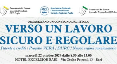 Verso un lavoro sicuro e regolare