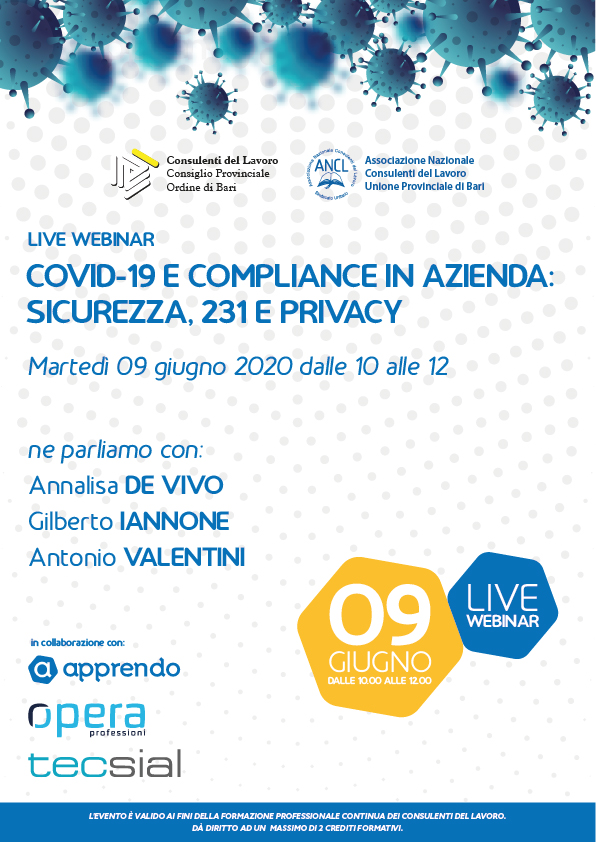 Covid-19 e compliance in azienda: sicurezza, 231 e privacy