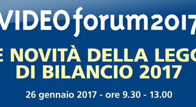 ItaliaOggi: Videoforum 2017